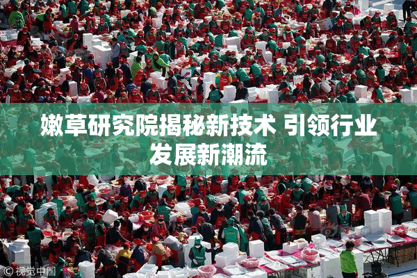 嫩草研究院揭秘新技术 引领行业发展新潮流