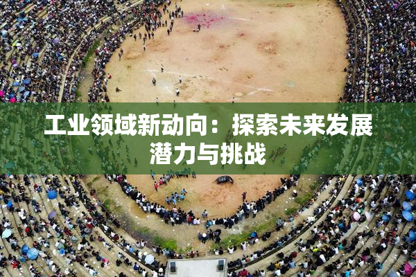 工业领域新动向：探索未来发展潜力与挑战