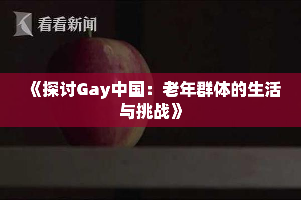 《探讨Gay中国：老年群体的生活与挑战》