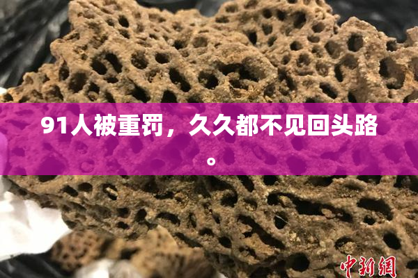 91人被重罚，久久都不见回头路。