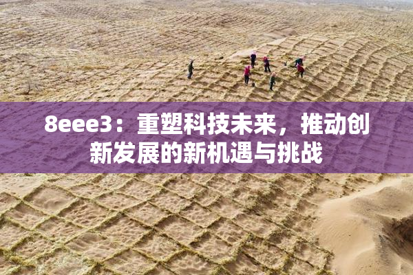 8eee3：重塑科技未来，推动创新发展的新机遇与挑战