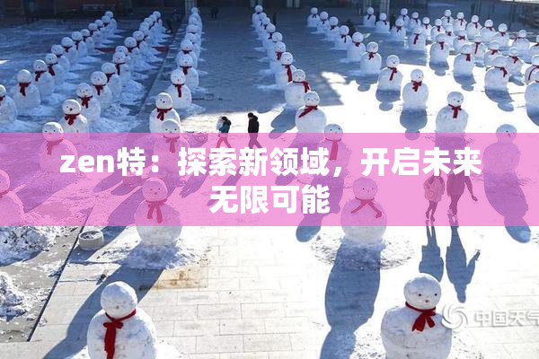 zen特：探索新领域，开启未来无限可能