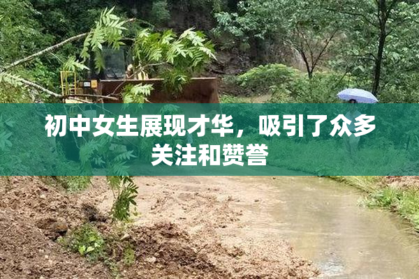 初中女生展现才华，吸引了众多关注和赞誉