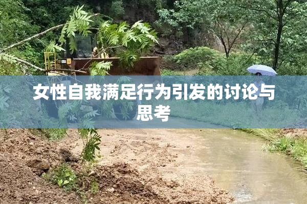 女性自我满足行为引发的讨论与思考