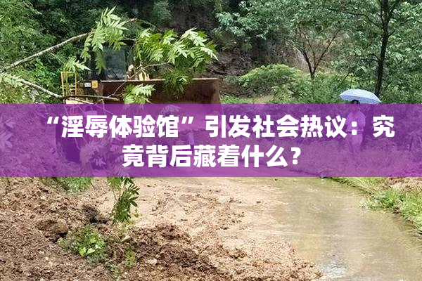 “淫辱体验馆”引发社会热议：究竟背后藏着什么？
