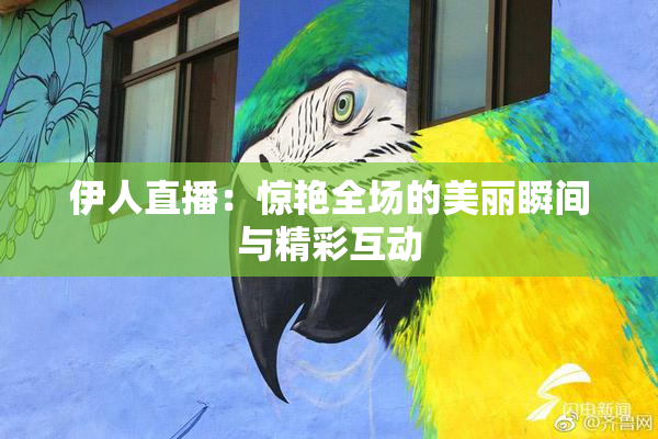 伊人直播：惊艳全场的美丽瞬间与精彩互动