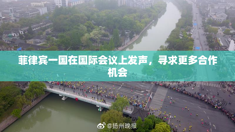 菲律宾一国在国际会议上发声，寻求更多合作机会
