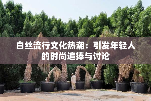 白丝流行文化热潮：引发年轻人的时尚追捧与讨论