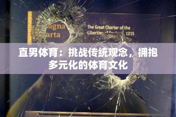 直男体育：挑战传统观念，拥抱多元化的体育文化