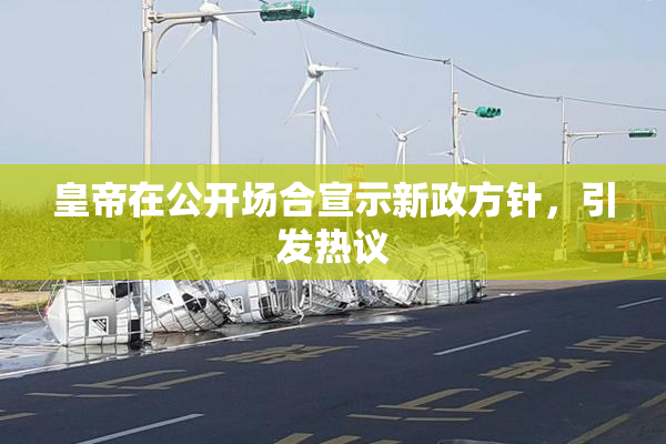 皇帝在公开场合宣示新政方针，引发热议