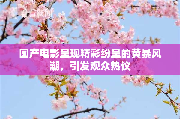 国产电影呈现精彩纷呈的黄暴风潮，引发观众热议