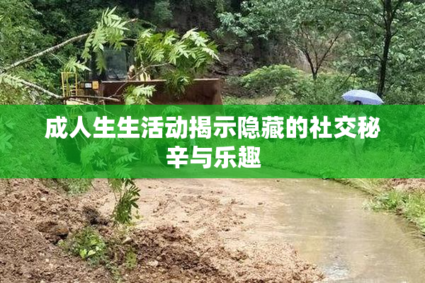 成人生生活动揭示隐藏的社交秘辛与乐趣