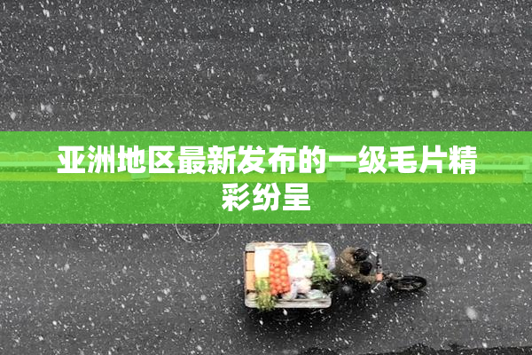 亚洲地区最新发布的一级毛片精彩纷呈