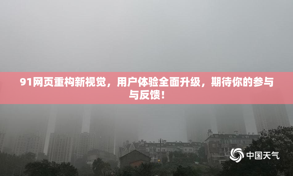 91网页重构新视觉，用户体验全面升级，期待你的参与与反馈！