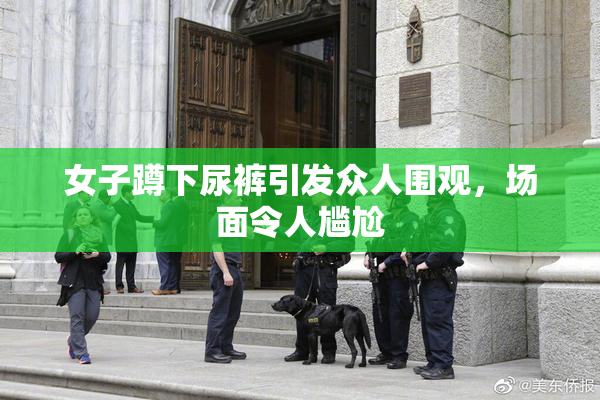 女子蹲下尿裤引发众人围观，场面令人尴尬