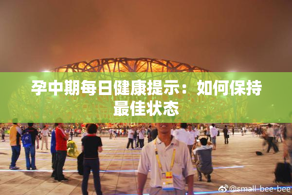 孕中期每日健康提示：如何保持最佳状态