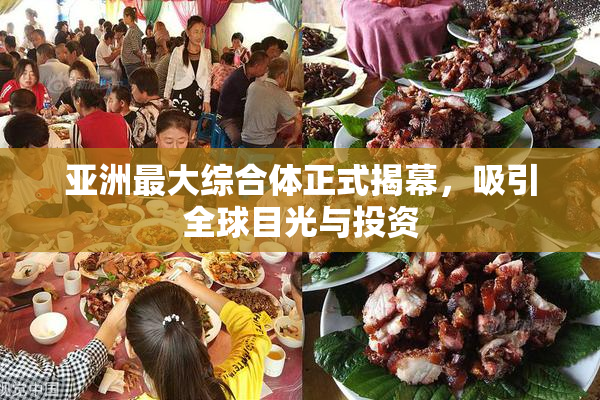 亚洲最大综合体正式揭幕，吸引全球目光与投资