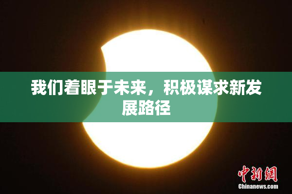我们着眼于未来，积极谋求新发展路径