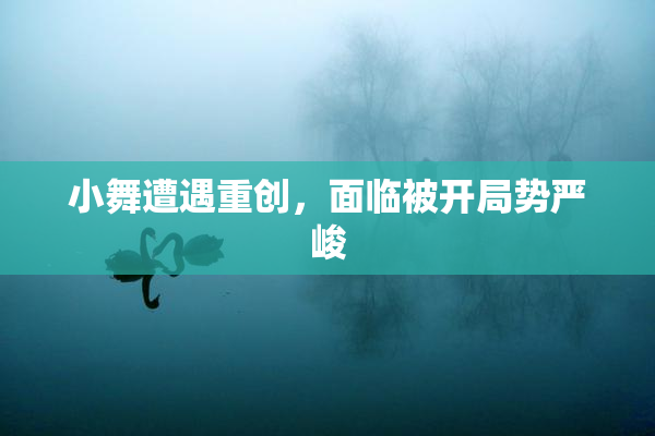 小舞遭遇重创，面临被开局势严峻