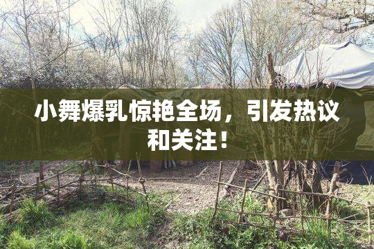 小舞爆乳惊艳全场，引发热议和关注！
