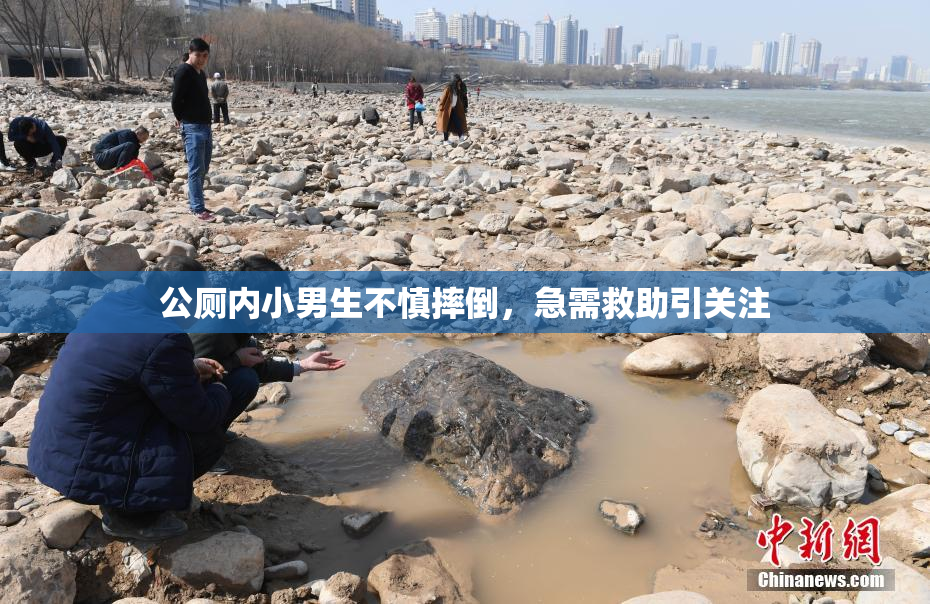 公厕内小男生不慎摔倒，急需救助引关注