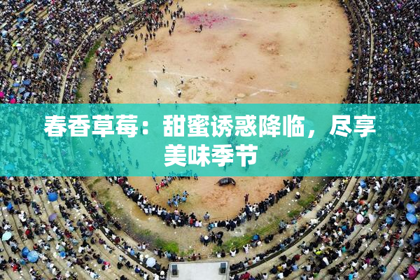 春香草莓：甜蜜诱惑降临，尽享美味季节
