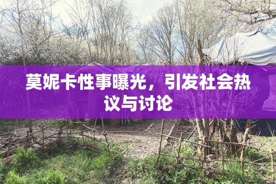 莫妮卡性事曝光，引发社会热议与讨论