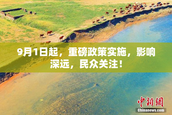 9月1日起，重磅政策实施，影响深远，民众关注！