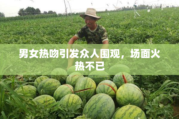 男女热吻引发众人围观，场面火热不已