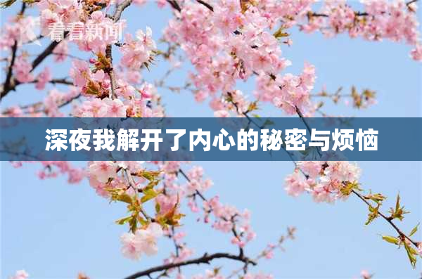 深夜我解开了内心的秘密与烦恼