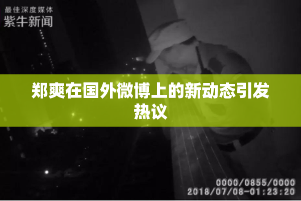 郑爽在国外微博上的新动态引发热议