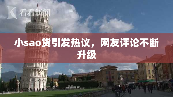 小sao货引发热议，网友评论不断升级
