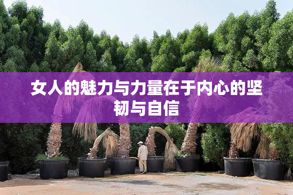 女人的魅力与力量在于内心的坚韧与自信