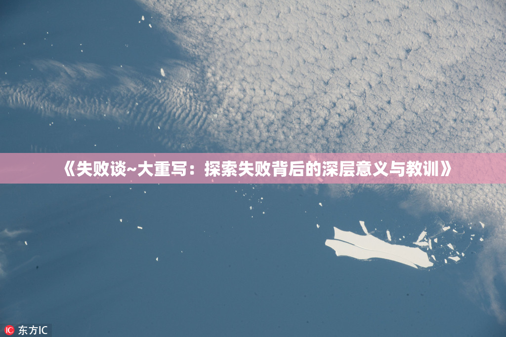 《失败谈~大重写：探索失败背后的深层意义与教训》