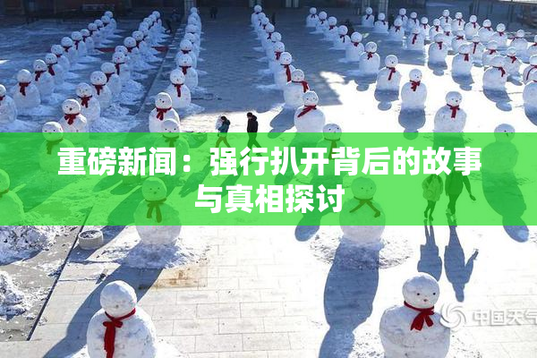 重磅新闻：强行扒开背后的故事与真相探讨