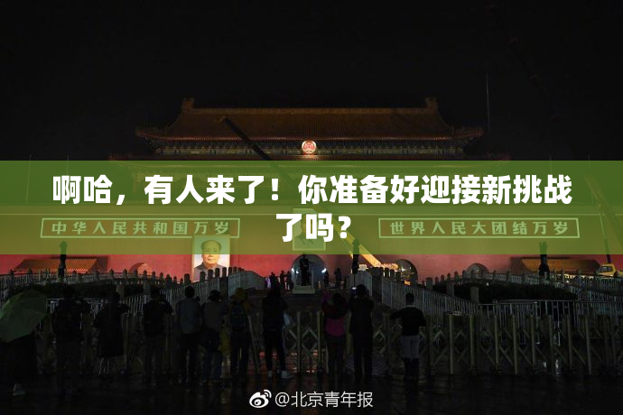 啊哈，有人来了！你准备好迎接新挑战了吗？