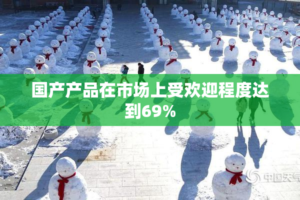 国产产品在市场上受欢迎程度达到69%