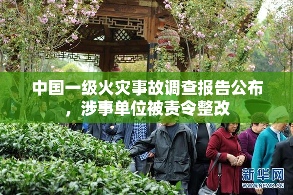 中国一级火灾事故调查报告公布，涉事单位被责令整改