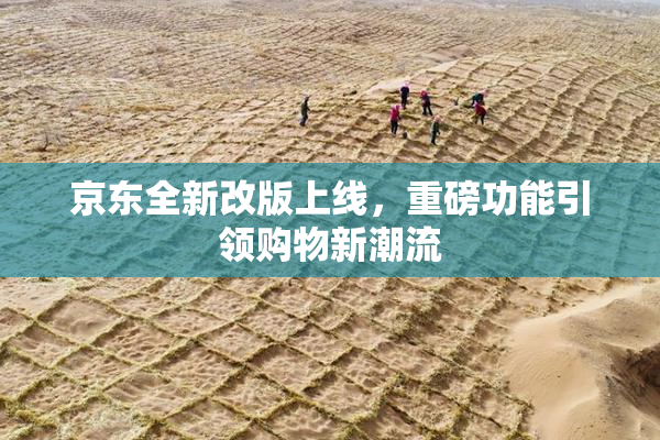 京东全新改版上线，重磅功能引领购物新潮流