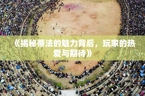 《揭秘蒂法的魅力背后，玩家的热爱与期待》
