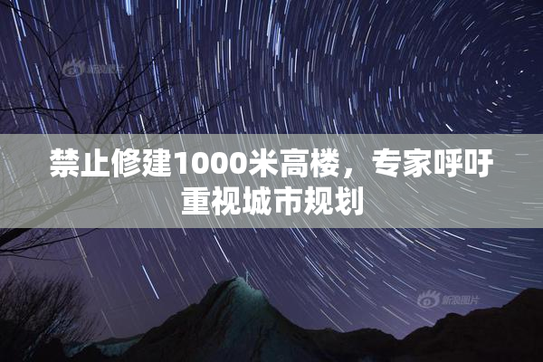 禁止修建1000米高楼，专家呼吁重视城市规划