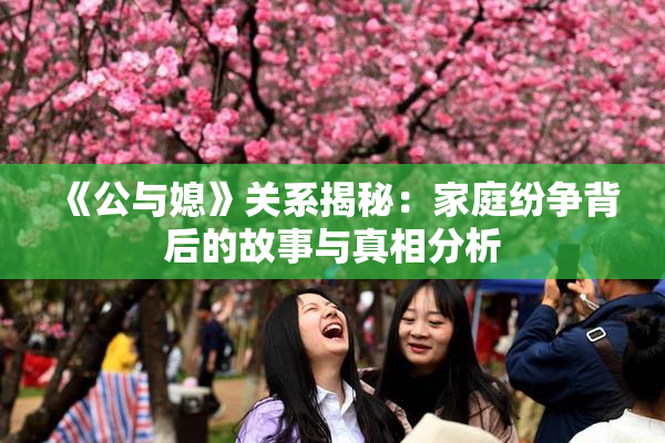 《公与媳》关系揭秘：家庭纷争背后的故事与真相分析