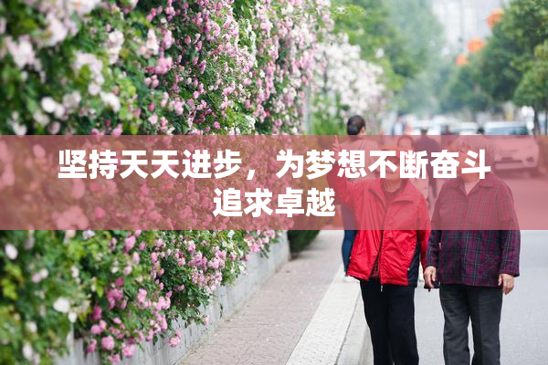 坚持天天进步，为梦想不断奋斗追求卓越