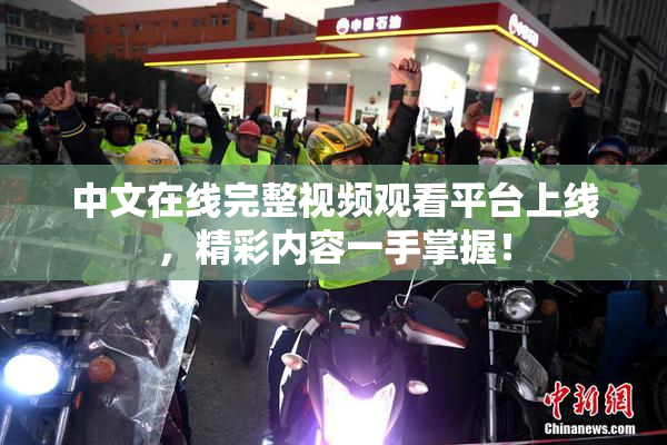 中文在线完整视频观看平台上线，精彩内容一手掌握！