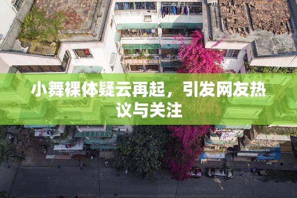 小舞裸体疑云再起，引发网友热议与关注
