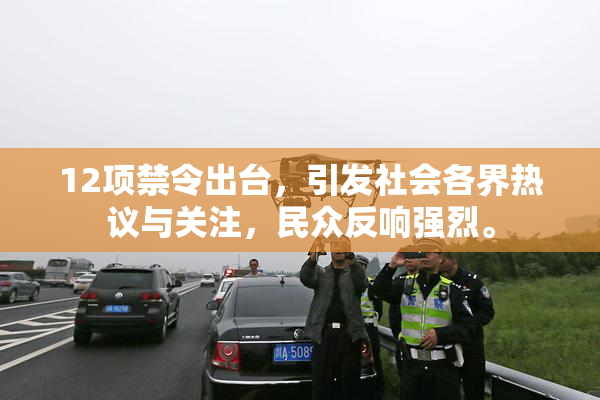 12项禁令出台，引发社会各界热议与关注，民众反响强烈。