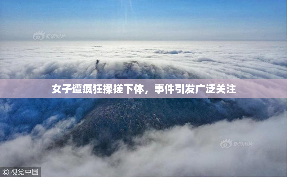 女子遭疯狂揉搓下体，事件引发广泛关注
