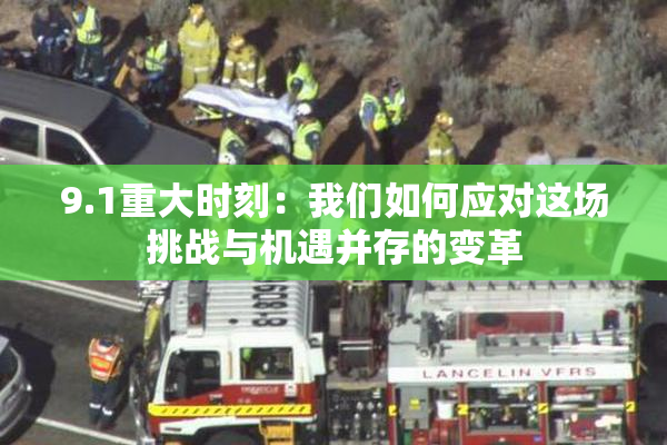 9.1重大时刻：我们如何应对这场挑战与机遇并存的变革