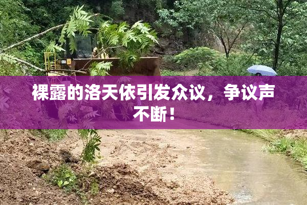 裸露的洛天依引发众议，争议声不断！