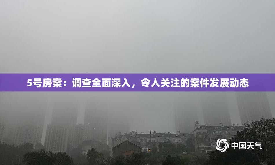 5号房案：调查全面深入，令人关注的案件发展动态